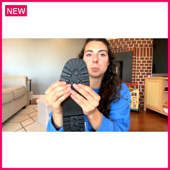 Leather Chelsea Ankle Boots Platform Slip On Chunky Heel Lug Sole - Picture 8 of 8